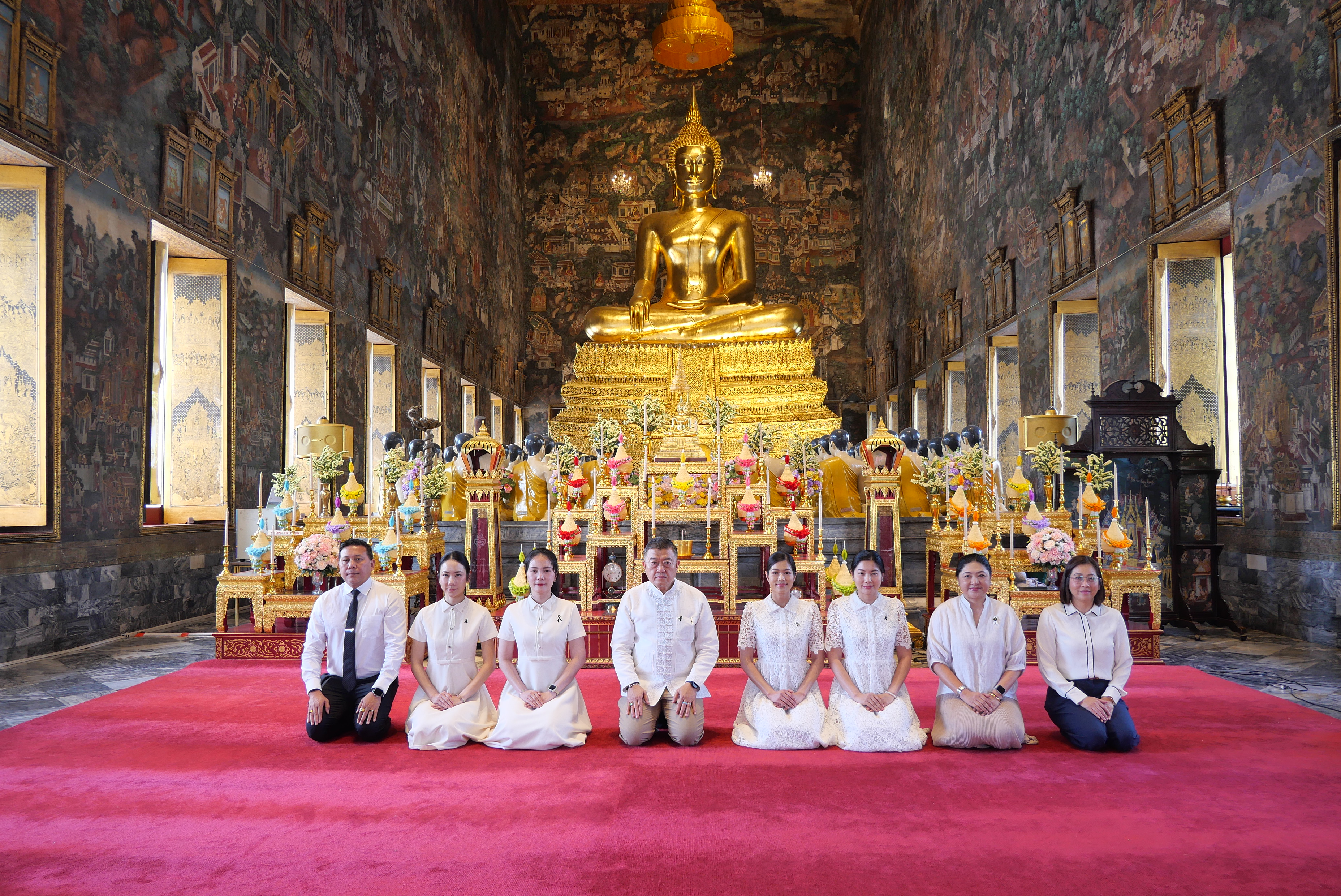 title - ปลัดกระทรวงเกษตรและสหกรณ์ พร้อมด้วยคณะผู้จัดเตรียมงานพระราชพิธีพืชมงคลจรดพระนังคัลแรกนาขวัญ ประจำปี ๒๕๖๙ ทำบุญถวายผ้าไตรและเครื่องไทยธรรม